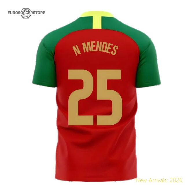 2026 Portugal Home Jersey - Premium-Grade Match Style Durable