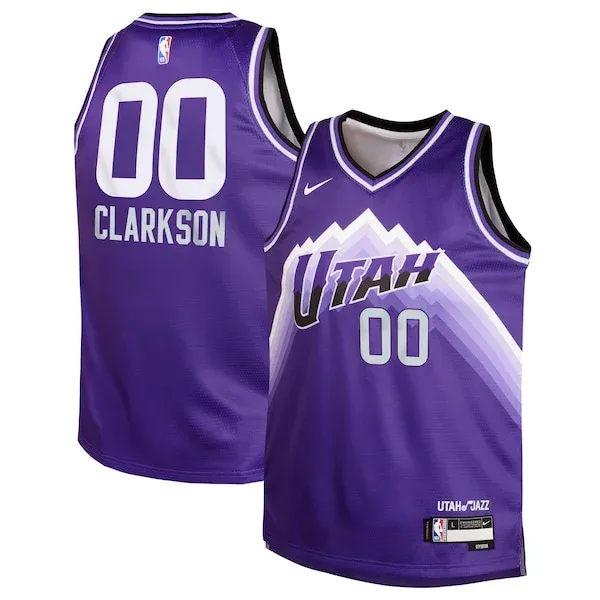 Official Jordan Clarkson UTA Basketball Jersey - Team Colors