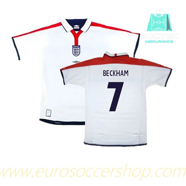 England National Team Home Football Shirt Match Quality (Beckham 7)