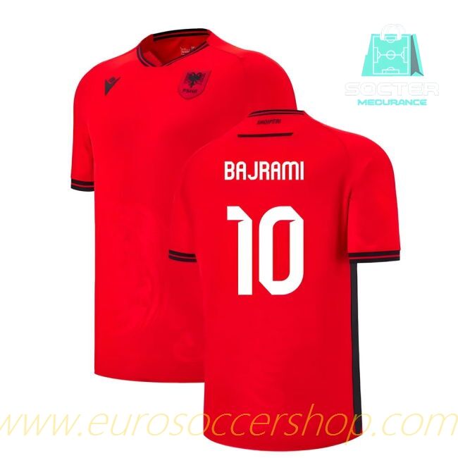2025-2026 Season Albania Home Football Shirt (Bajrami 10)