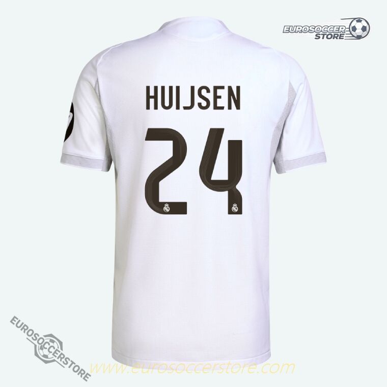Real Madrid 25-26 Home Jersey HUIJSEN 24 (Player Version)