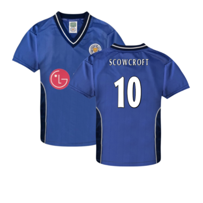 Adult Leicester City 2002 Home Retro Shirt (Scowcroft 10)