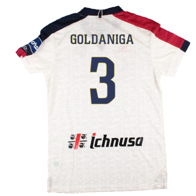 Cagliari 2022-23 Away Shirt (S) (Goldaniga 3) (BNWT)