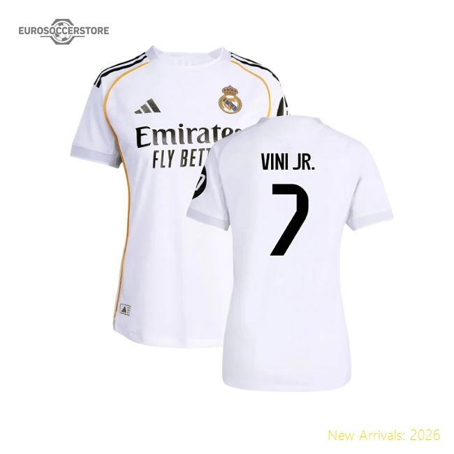 High-quality 2025-2026 Real Madrid Authentic First Jersey (womens)