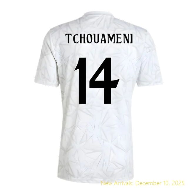 2024-2025 RM Real Madrid Pre-Match Top Grade Shirt (White) (Tchouameni
