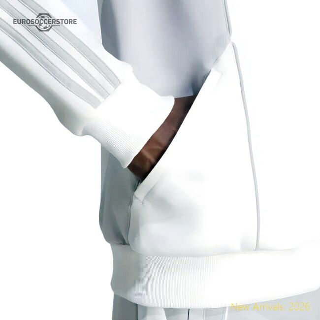 2025-2026 Real Madrid Track Top Urban Purist (white) - Fan Design