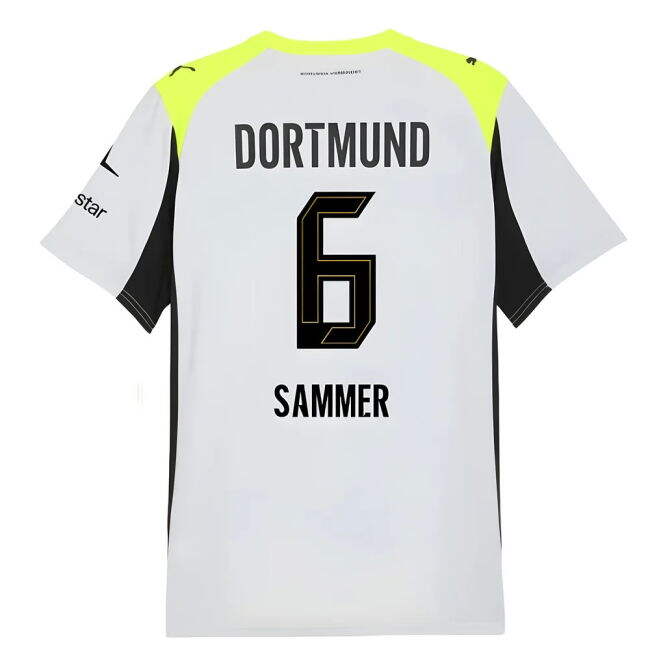 Enthusiastic Dortmund Borussia Dortmund Away Shirt Sammer #6 Ultra...