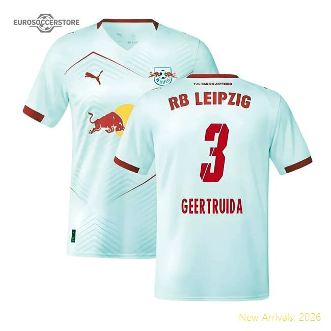 2025-2026 Red Bull Leipzig Home Shirt (geertruida 3) - Match Quality