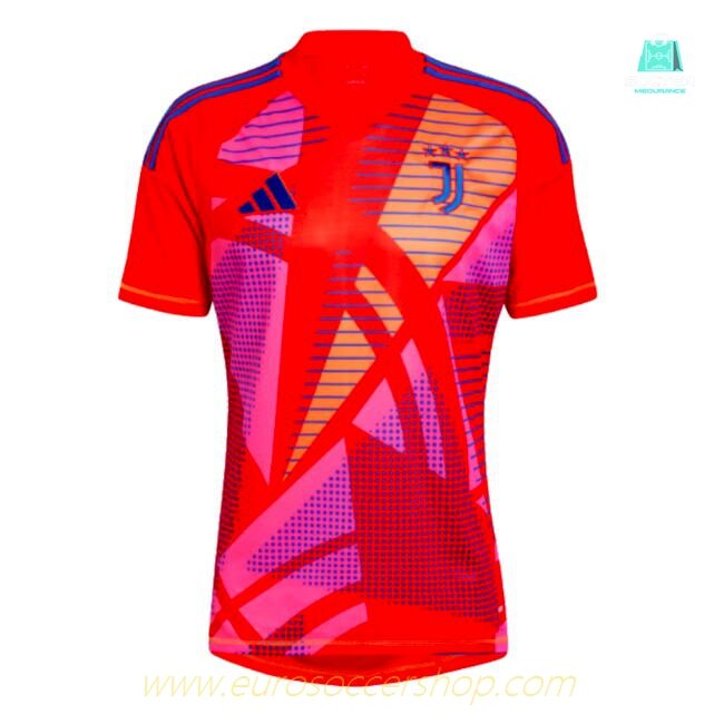 2024-2025 Juventus Home Goalkeeper Shirt (Red) (Your Name)