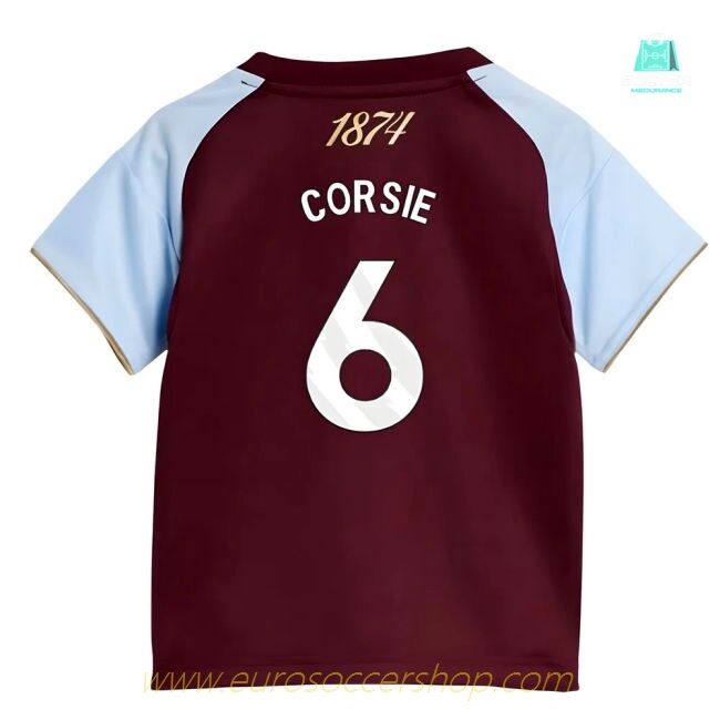 2025-2026 Aston Villa Home Baby Kit (Corsie 6)