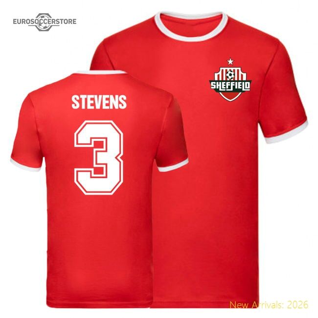 Authentic Enda Stevens Sheffield United Ringer Tee (red) - Premium