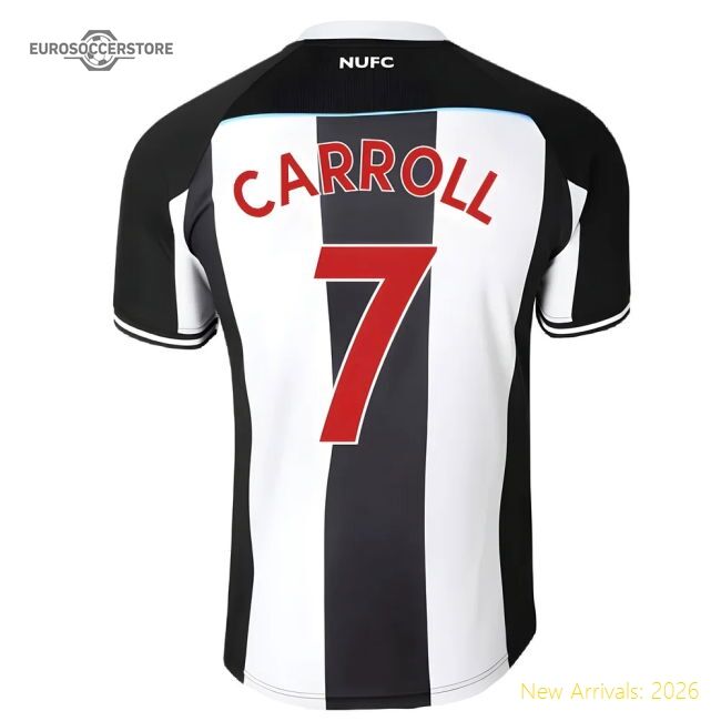 Luxury 2021-2022 Newcastle United Home Shirt (carroll 7)