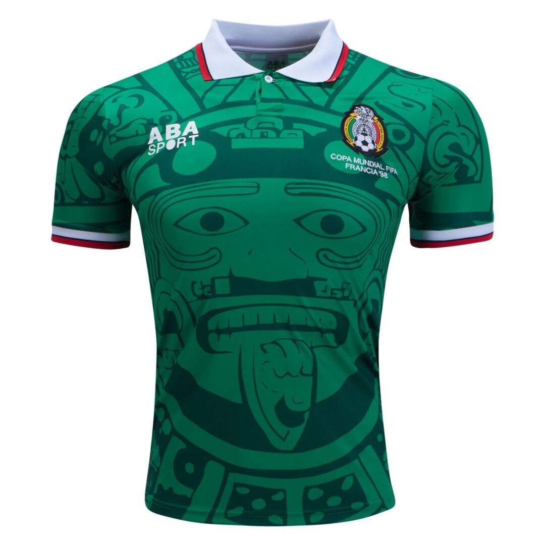Limited Stock! Mexico Home Soccer Jersey 1998 Authentic Kit