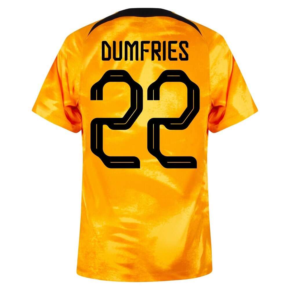 DUMFRIES 2022 WORLD CUP NETHERLANDS HOME JERSEY
