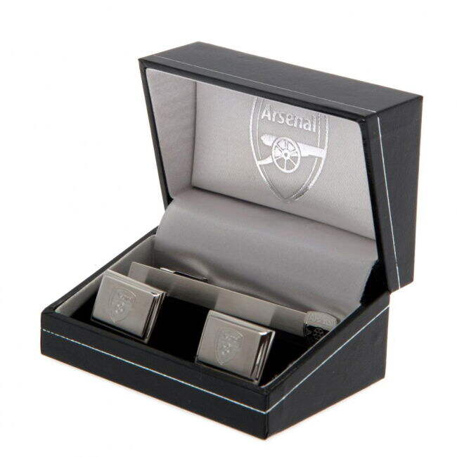 Arsenal FC Tie Slide & Cufflink Set - high quality