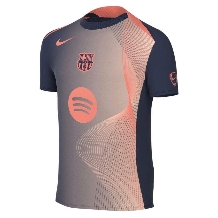 Barca Pre Match 2025-2026 Season Alternate Soccer Team Shirt