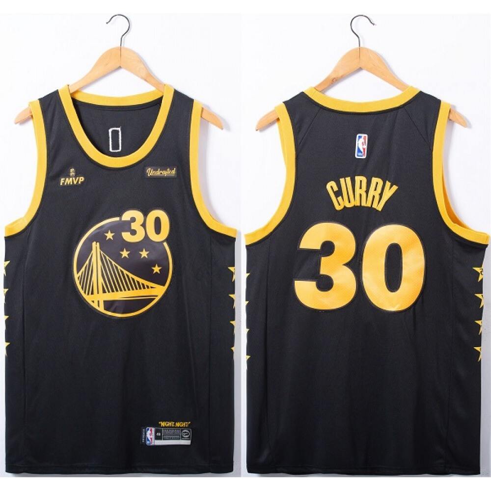 Golden State Warriors Stephen Curry30 Jersey - Black - Game Day Essential