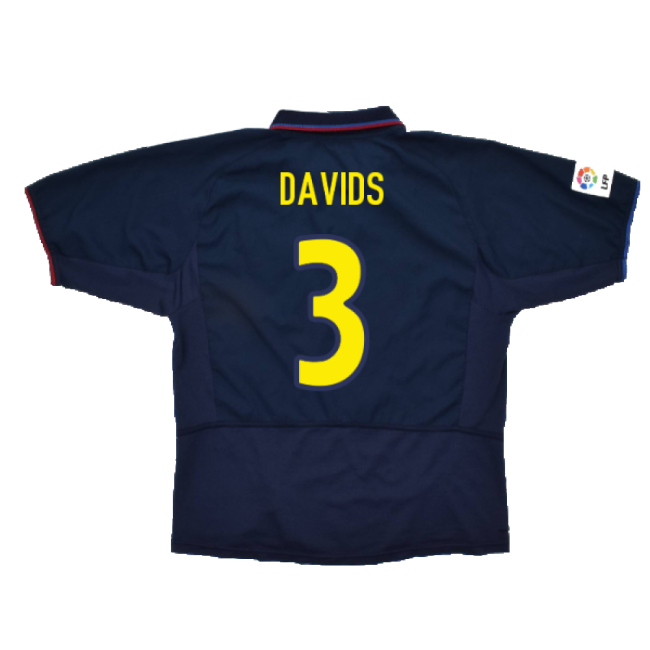 Barcelona 2003-04 Third Shirt ((Very Good) XXL) (Davids 3)