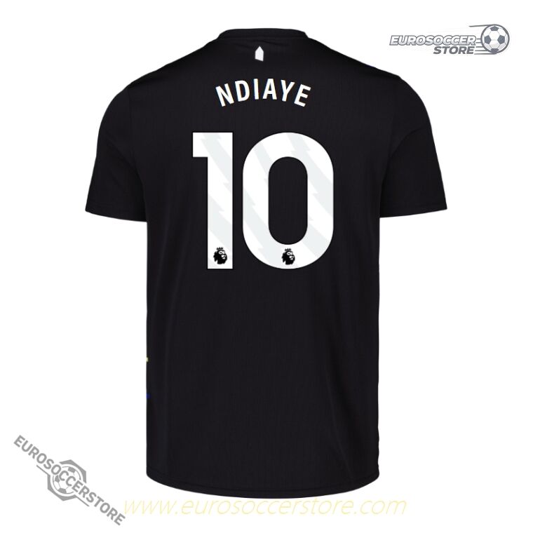 Everton's 25-26 Season Third Jersey, Featuring NDIAYE with the Number 10