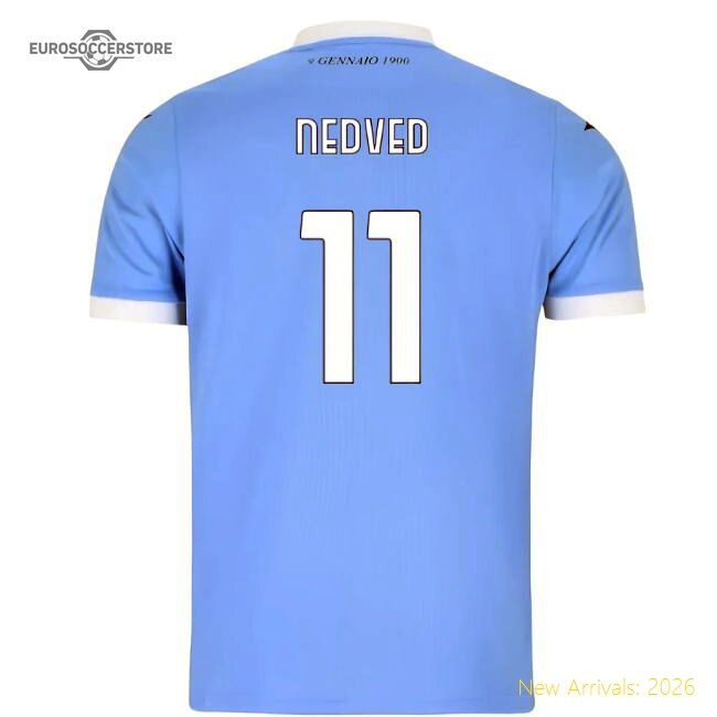 2025-2026 Biancocelesti Home Shirt (kids) (nedved 11) - Match Quality