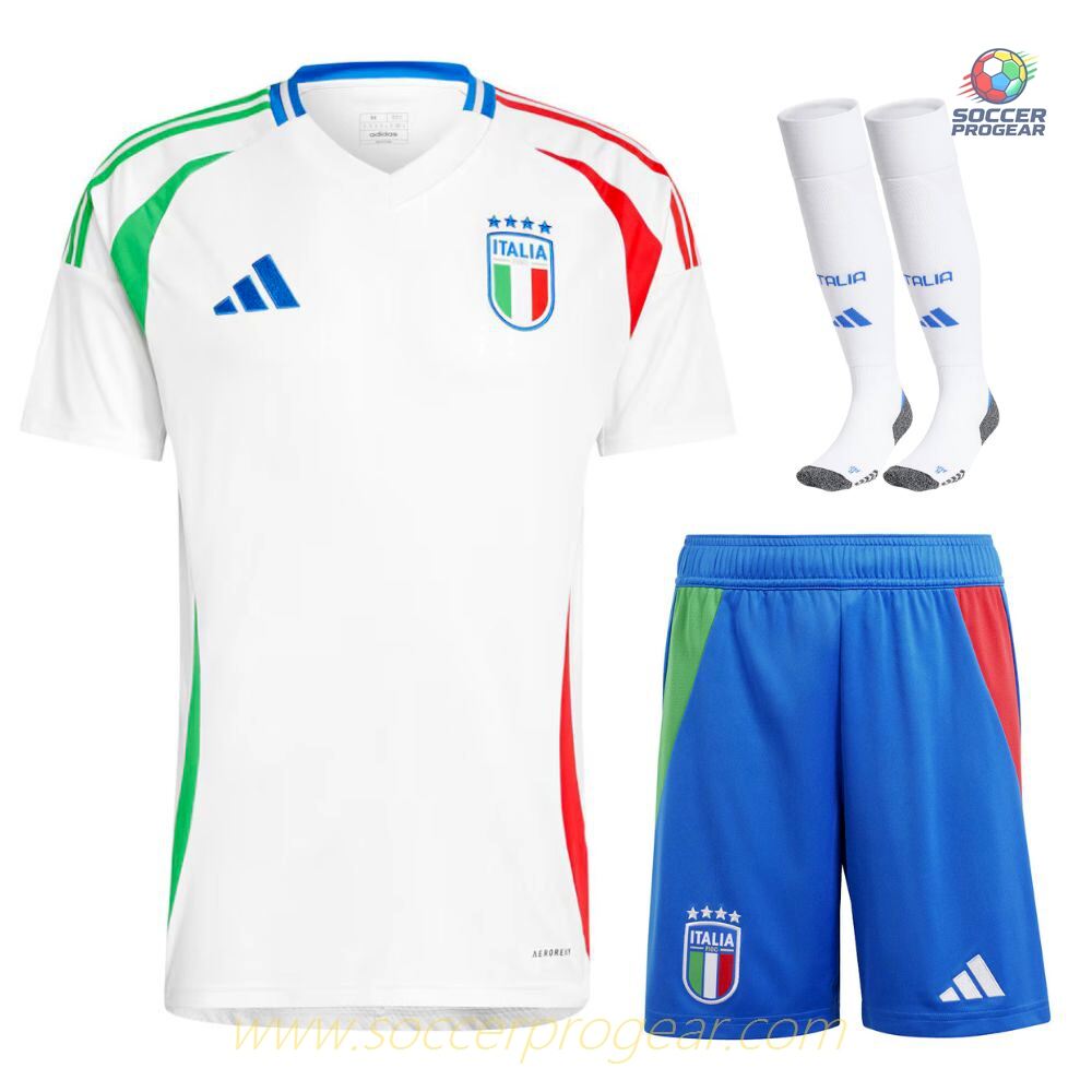 Italy Away Kids Football Kit Football Jersey 2024-2025 Collection Season