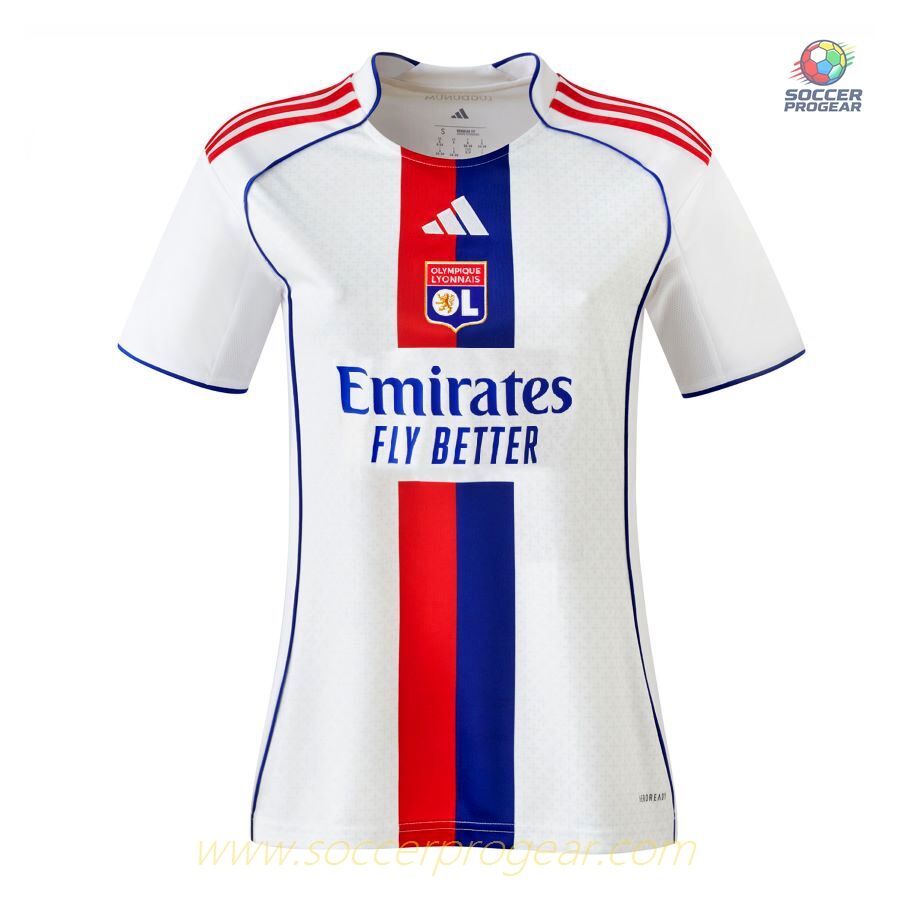 OL Home Football Jersey 2025/26 Collection Women's Edition