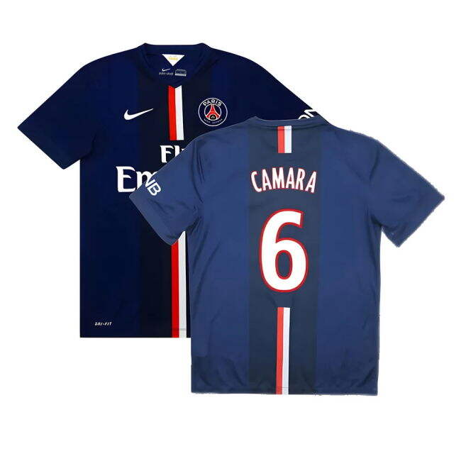 Camara 6 Match Quality PSG 2014-2015 Home Jersey