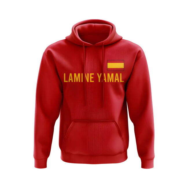 Lamine Yamal Spain Flag Hoody (Red)
