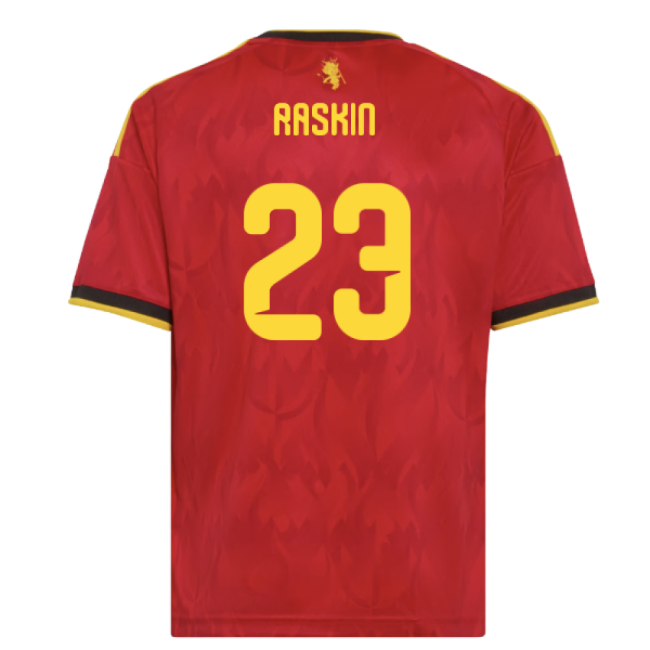 Belgium Certified 2026-2027 Belgium Home Shirt (Kids) (Raskin 23)
