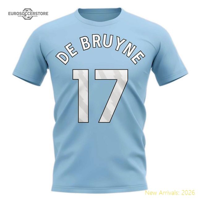 Premium Kevin De Bruyne Man City Hero T-shirt (blue) - Premium