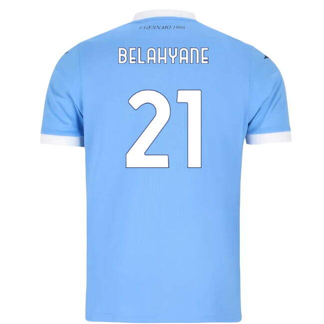 Elite Performance Dedicated Lazio Lazio Home Shirt Belahyane #21 U...