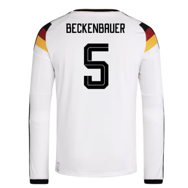 Euro Retro Style Germany 2026-2027 Germany Long Sleeve Home Shirt (...