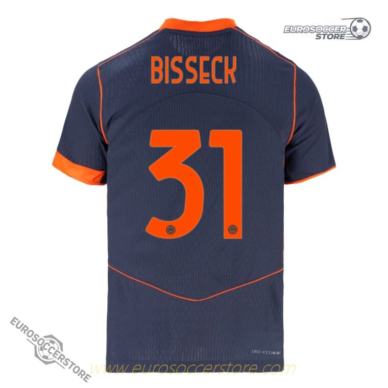 Inter Milan 25-26 Third BISSECK 31 Jersey (Player Version)