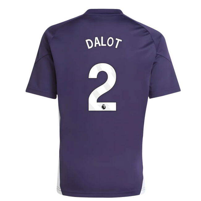 2025-2026 Man Utd Training Jersey (Aurora Plum) - Kids (Dalot 2)
