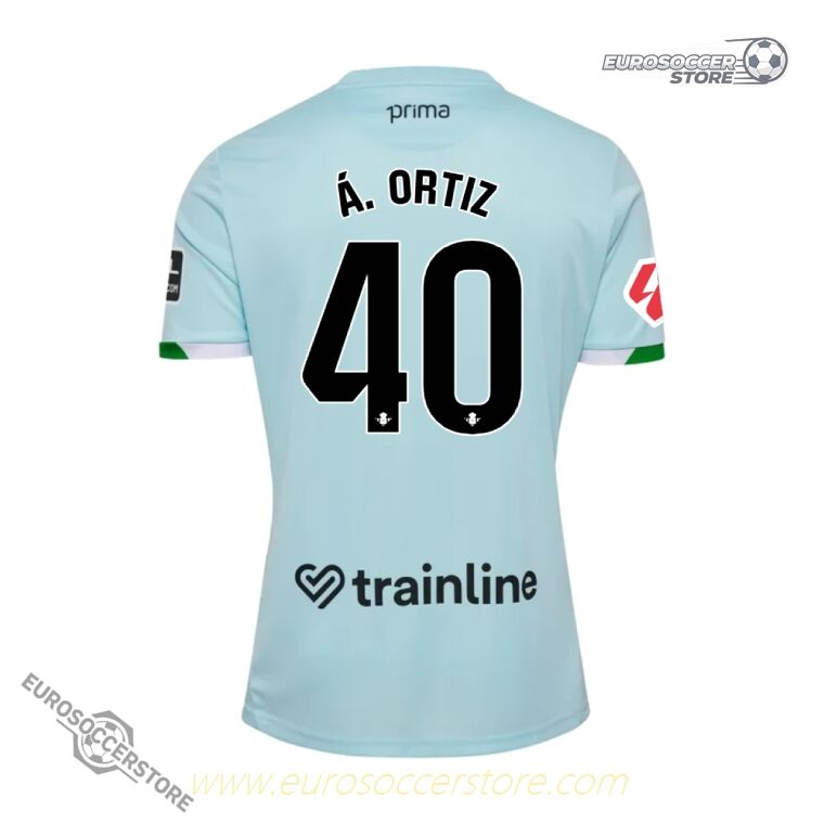 Real Betis Away A. ORTIZ 40 Football Jersey 2025-26 Season