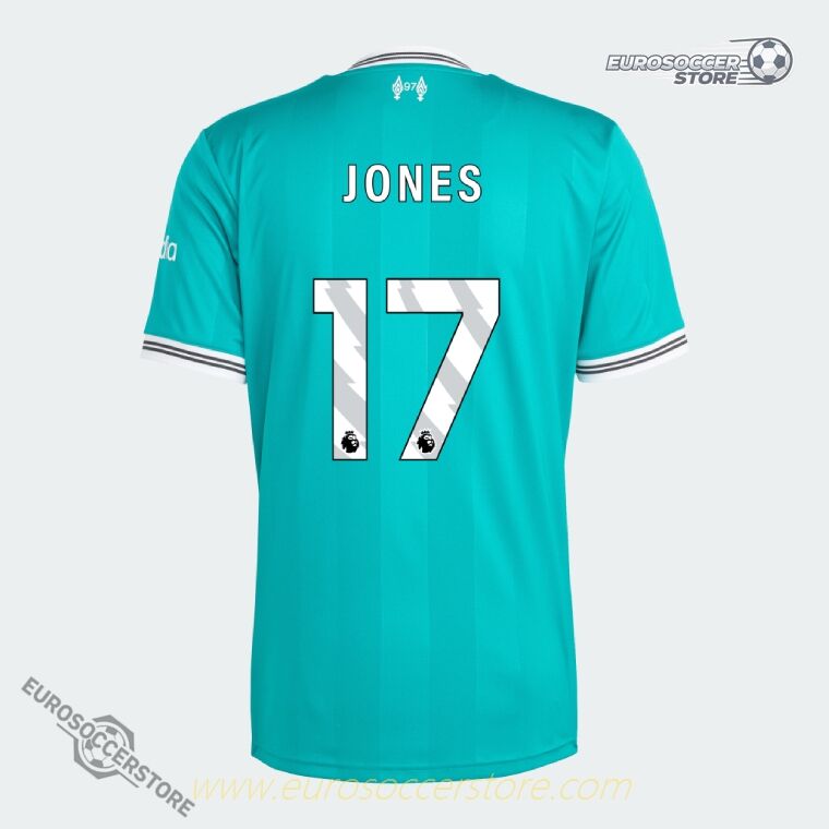 Liverpool's 25-26 Third Jersey with JONES 17 Printing