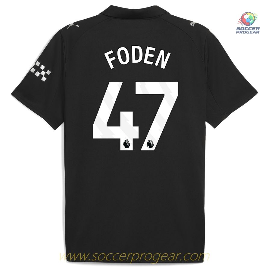 Manchester City Away Team Soccer Shirt 2025/26 Collection Foden