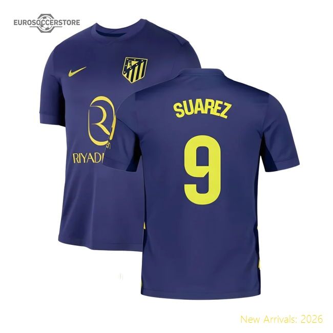 Premium Away Atletico Madrid Suarez Jersey 2025-2026 Comfortable
