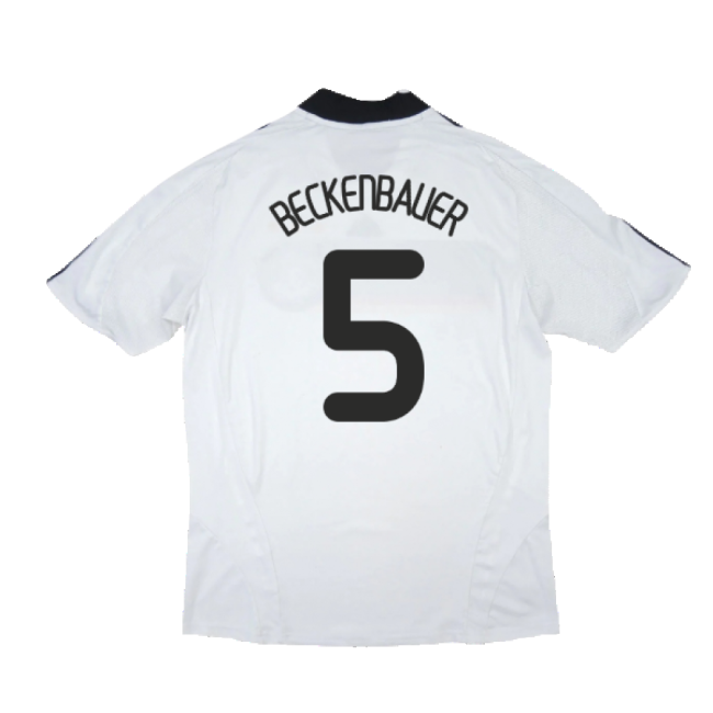 Germany 2008-09 Home Shirt ((Good) S) (BECKENBAUER 5)