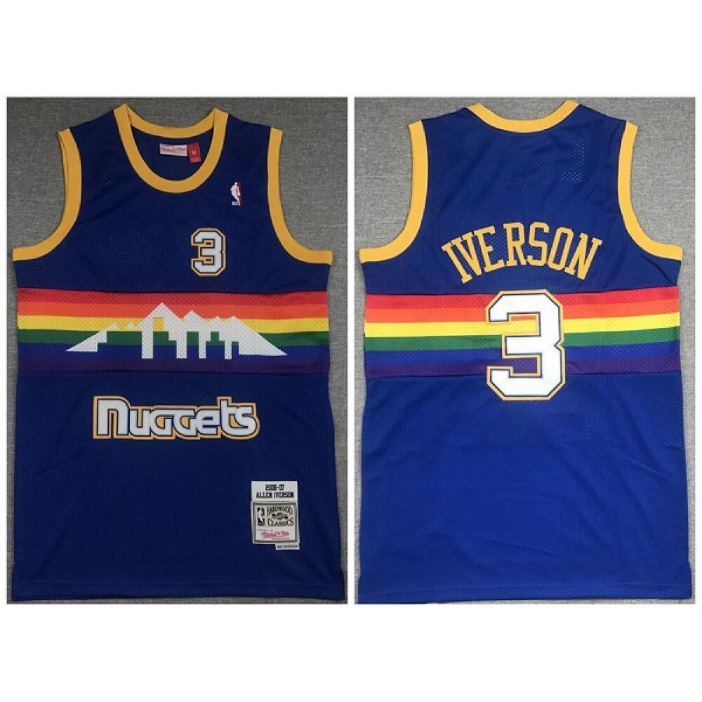 Classic Denver Nuggets 3 Jersey - Blue - Fan Favorite