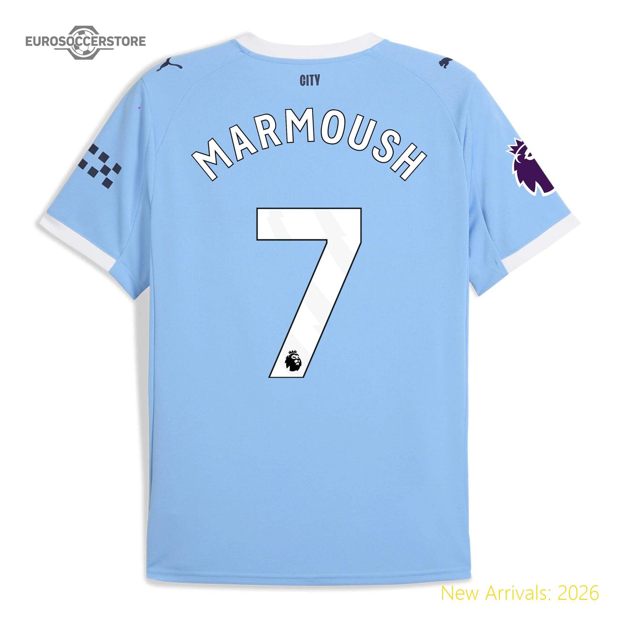 Club Approved Sleek Design Kids Mci Team Home Top-grade Jersey 2023