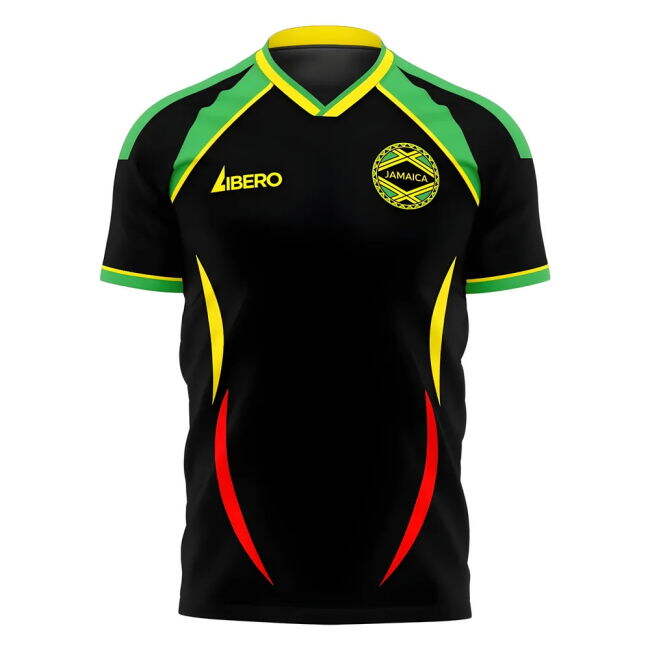 Jamaica 2006 Updated Comfortable Jamaica Away Soccer Jersey