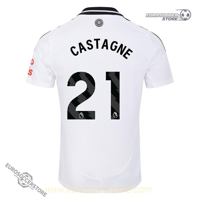 24-25 Season Fulham Home CASTAGNE 21 Football Jersey