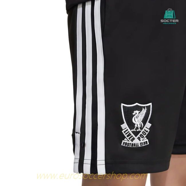 2025-2026 Liverpool Third Goalkeeper Shorts (Black) - Kids
