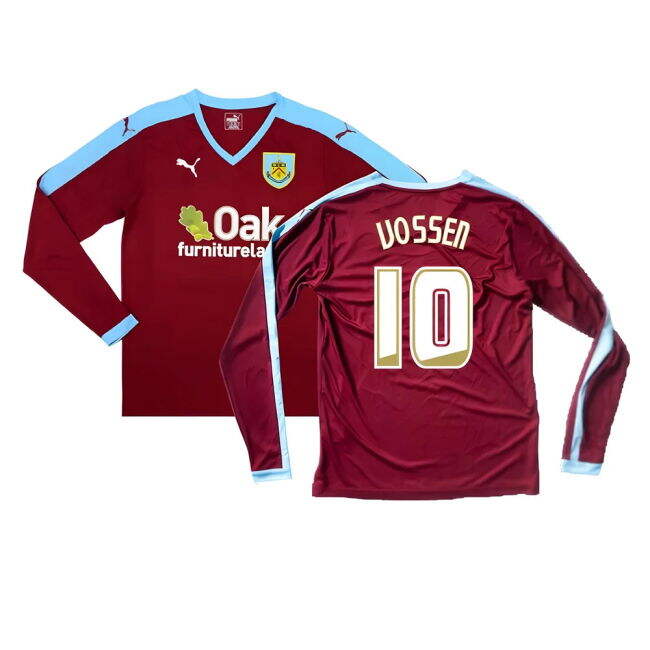 High Performance Replica Burnley Long Sleeve Home Shirt Excellent ...