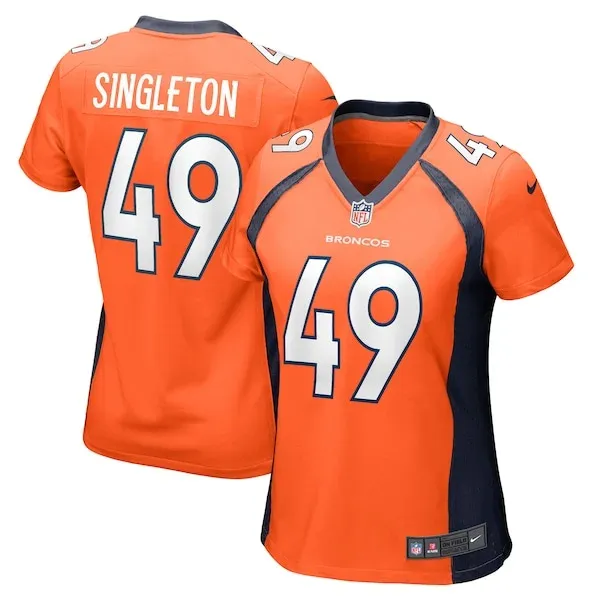 None Game Football Jersey - Orange S | NFL fan gear | NFL Football