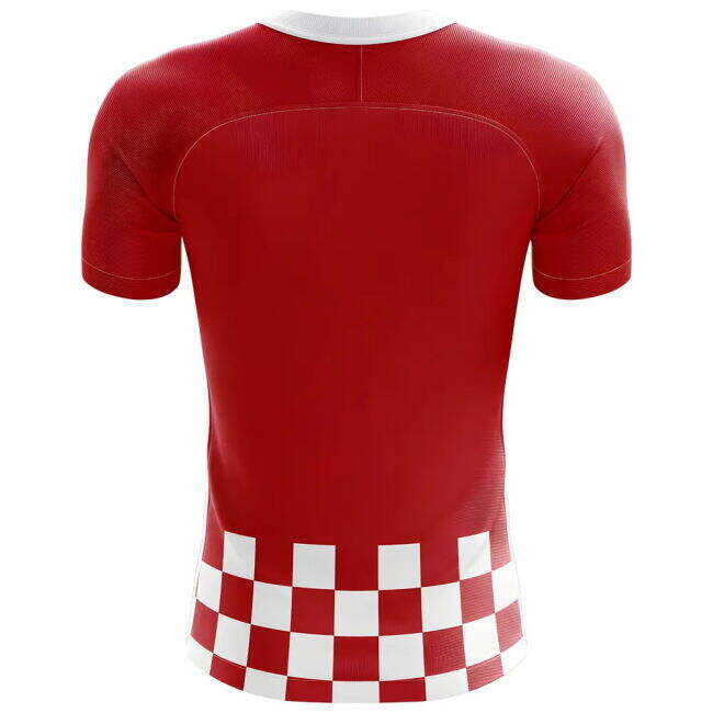 2025-2026 Croatia Flag Concept Football Shirt - Womens