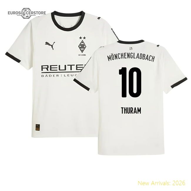 Best-Selling 2025-2026 Borussia Mgb Home Shirt (Thuram 10)