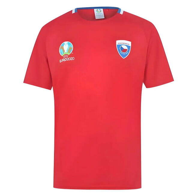 Czech Republic 2021 Polyester T-Shirt (Red)