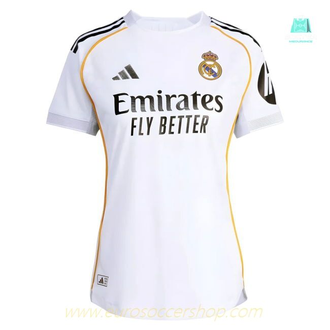 2025-2026 Real Madrid Authentic Home Shirt (Womens)